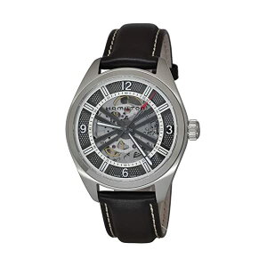 �n�~���g�� �r���v �E�H�b�` Hamilton H72515585 �J�[�L �I�[�g�}�`�b�N �������� �A�i���O �����Y �j���p Hamilton Khaki Skeleton Swiss Automatic Analog Silver Dial Men's Watch H72515585