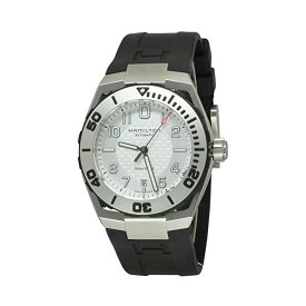 ハミルトン 腕時計 ウォッチ Hamilton HAMILTON-H78615355 カーキ ネイビー オートマチック 自動巻き メンズ 男性用 Hamilton H78615355 Men's Khaki Navy Automatic Black Rubber Silver-Tone Dial Watch
