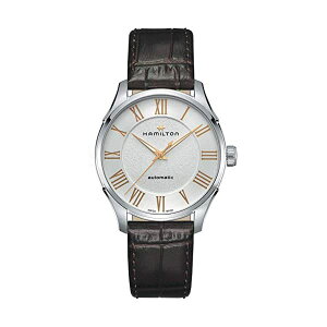 �n�~���g�� �r���v �E�H�b�` Hamilton H42535550 �W���Y�}�X�^�[ �I�[�g�}�`�b�N �������� �����Y �j���p Hamilton Jazzmaster Automatic White Dial Brown Leather Strap Men's Watch H42535550
