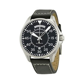 ハミルトン 腕時計 ウォッチ Hamilton H64615735 オートマチック 自動巻き メンズ 男性用 Hamilton H64615735 Black Dial & Leather Strap Automatic Men's Watch