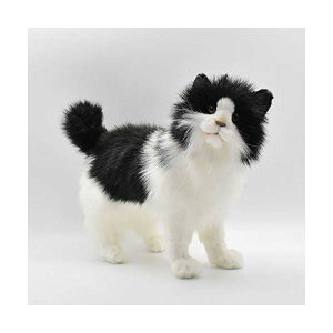 nT lR L ubN  zCg  ʂ Hansa Cat Plush, Black/White
