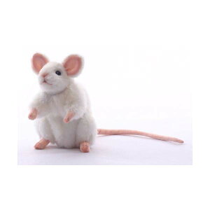 nT lY~ l ˂ zCg  ʂ 6C` Hansa White German Mouse Plush Animal Toy, 6"