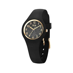 �A�C�X�E�H�b�` �r���v IceWatch ���f�B�[�X �����p ICE-Watch Women's Quartz Watch with Silicone Strap, Black, 12 (Model: 015347)
