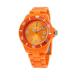 �A�C�X�E�H�b�` �r���v IceWatch �����Y �j���p Ice Classic Solid Orange Dial Plastic Strap Men's Watch CSOEBP10