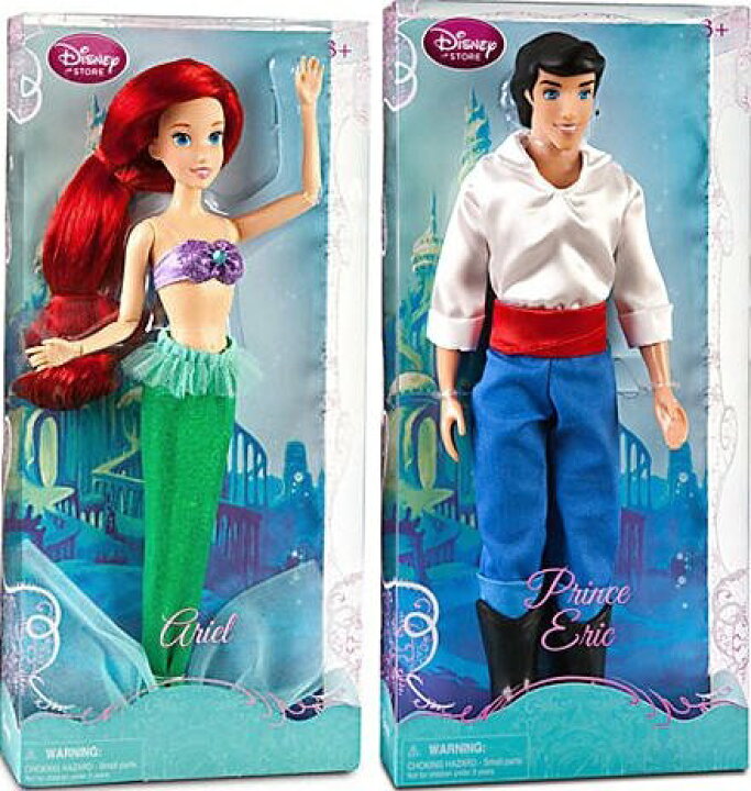 楽天市場 ディズニープリンセス ドール フィギュア 人形 リトルマーメイド アリエル エリック王子 12 Disney Princess The Little Mermaid Couples Doll Set Princess Ariel Prince Eric I Selection