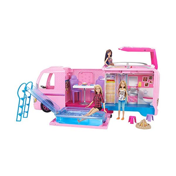 バービー 人気上昇中 ドリームキャンパー 正規激安 キャンプカー ドリームハウス DreamCamper おもちゃ ドールハウス Barbie