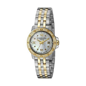 ���C�����h�E�B�� ���f�B�[�X �r���v Raymond Weil Women's 5399-SPS-00995 Tango Stainless Steel Two-Tone Dress Watch with Diamonds