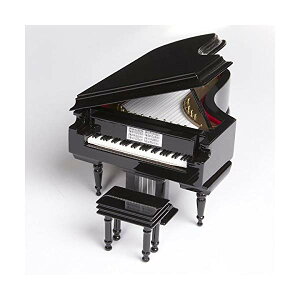 OhsAm IS[ G[[̂߂ Fur Elise ؐ Broadway Gifts Black Baby Grand Piano Music Box with Bench and Black Case