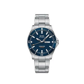 ミドー オーシャンスター メンズ腕時計 Mido Men's M026.430.11.041.00 Ocean Star Analog Automatic Blue / Silver Stainless Steel Watch