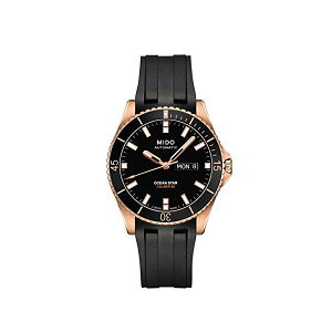 ~h[ I[VX^[ Yrv Mido Ocean Star Captain V M026.430.37.051.00 Black / Black Rubber Analog Automatic Men's Watch