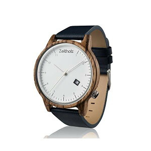 �[�C�\���Y ZEITHOLZ �c�@�C�g�z���c �ؐ� �r���v �E�b�h�E�H�b�` �����Y �j���p �G�R �V�R �T�X�e�B�i�u�� Wooden Watch for Men 100% Natural Zebrawood Case Splash Proof Eco-Friendly Unique Watches for Men and Women