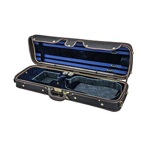 XJC oCI IuO P[X @CI Ebh xv (ubN/u[) Sky Violin Oblong Case VNCW02 Solid Wood with Hygrometers Black/Blue