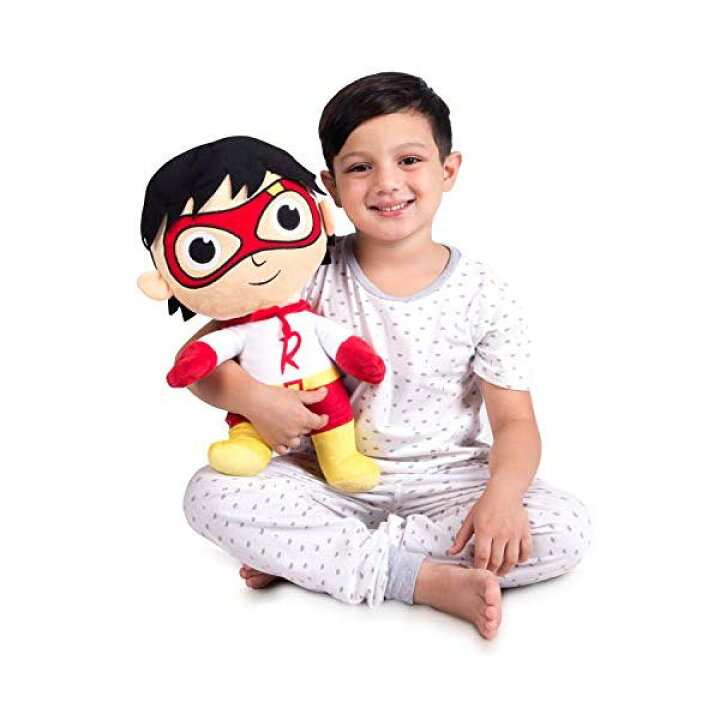 ライアンズ ワールド ユーチューブ YouTube レッド タイタン 大きい ぬいぐるみ 抱き枕 クッション 寝具 グッズ Franco Kids Bedding Super Soft Plush Snuggle Cuddle Pillow, One Size, Ryan s World Red Titan i-selection