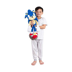 �\�j�b�N �U �w�b�W�z�b�O �傫�� �ʂ������ ������ �N�b�V���� �Q�� �O�b�Y Franco Kids Bedding Super Soft Plush Snuggle Cuddle Pillow, One Size, Sonic The Hedgehog
