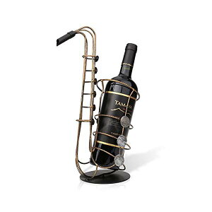���C���z���_�[ �C�O�A���i Tooarts Metal Sax Wine Rack Wine Bottle Holder