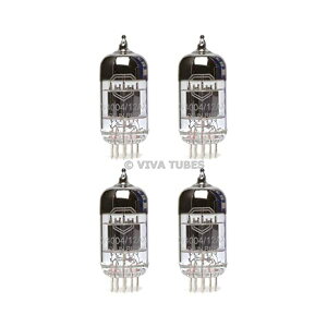 [h Mullard ^ M^[ x[X Av A New Gain Matched Quad (4) Mullard Reissue CV4004 / 12AX7 Low Noise Vacuum Tubes