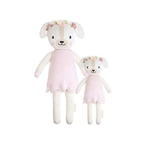 xr[h[ Ԃl` ւ ܂܂ CUDDLE + KIND Charlotte The Dog Little 13" Hand-Knit Doll 1 Doll 10 Meals, Fair Trade, Heirloom Quality, Handcrafted in Peru, 100% Cotton Yarn