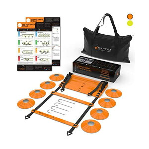 X|[c g[jOMA K g[i[ tBbglX   g[jO  ؃g 20ft Agility Ladder & Speed Cones Training Set - Exercise Workout Equipment To Boost Fitness & Increase Quic