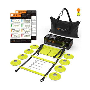 X|[c g[jOMA K g[i[ tBbglX   g[jO  ؃g 20ft Agility Ladder & Speed Cones Training Set - Exercise Workout Equipment To Boost Fitness & Increase Quic