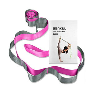 X|[c g[jOMA K g[i[ tBbglX   g[jO  ؃g SANKUU Yoga Strap, Multi-Loop Strap, 12 Loops Yoga Stretch Strap, Nonelastic Stretch Strap for Physical Ther