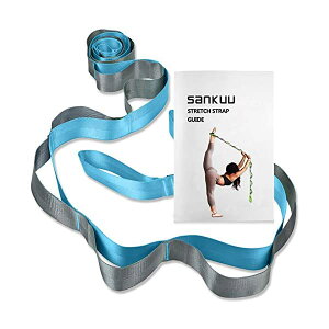 X|[c g[jOMA K g[i[ tBbglX   g[jO  ؃g SANKUU Yoga Strap, Multi-Loop Strap, 12 Loops Yoga Stretch Strap, Nonelastic Stretch Strap for Physical Ther