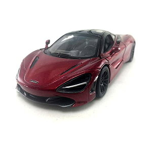 �}�N���[���� ���f���J�[ �_�C�L���X�g �͌^ �~�j�J�[ �O�b�Y �[�ԏj�� �v���[���g �C���e���A �X�[�p�[�J�[ Kinsmart McLaren 720S, Red 5403D - 1/36 Scale Diecast Model Toy Car (Brand New but NO BOX)
