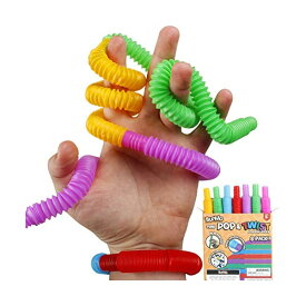 ポップチューブ つなげて遊ぶ 知育玩具 おうち時間 キッズ 子供用 おもちゃ BunMo Mini Pop Tubes Fidget Toys for Kids and Sensory Toys for Autistic Children Occupational Therapy Toys 8pk