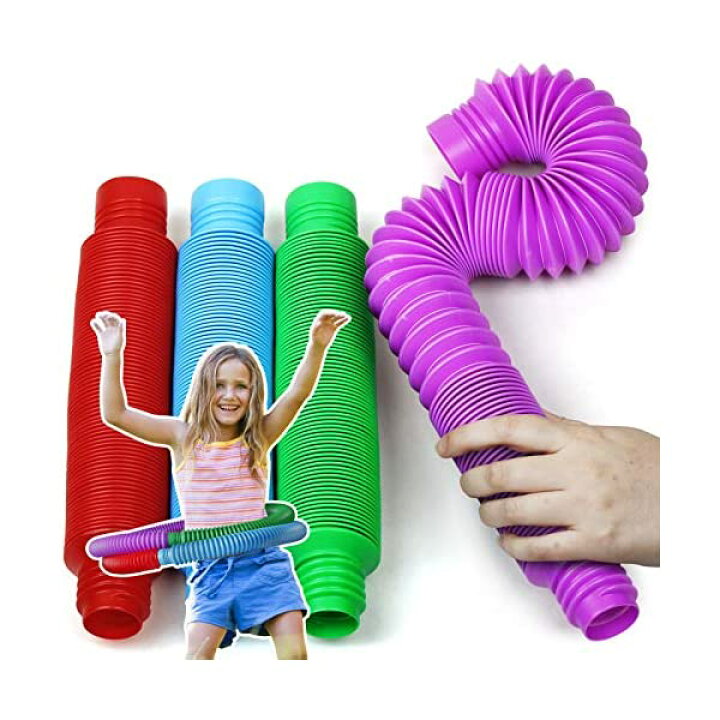 楽天市場】ポップチューブ つなげて遊ぶ フラフープ 知育玩具 おうち時間 キッズ 子供用 おもちゃ BunMo XL Pop Tubes  Sensory Toys for Autistic Children and Fidgets for Kids, ADHD Toys for Kids  and Autism Toys for Boys and Girls