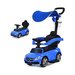 ZfX xc pߋ  悯 Z[teB[o[ y  蕨  O w ]|h~ r oXo  O v[g Costzon Push Car for Toddlers, 3 in 1 Mercedes