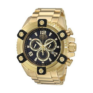 CrN^ rv INVICTA CBN^ v U[u Invicta Men's 'Reserve' Swiss Quartz Stainless Steel Casual Watch, Color Gold-Toned (Model: 15827)