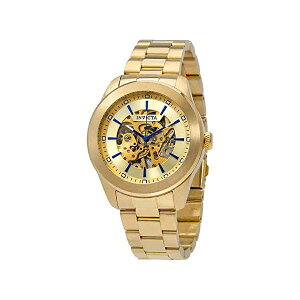 CrN^ rv INVICTA CBN^ v re[W Invicta Vintage Automatic Gold Skeleton Dial Mens Watch 25759