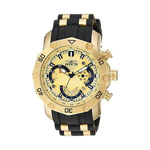 CrN^ rv INVICTA CBN^ v v_Co[ Invicta Men's 'Pro Diver' Quartz Stainless Steel and Silicone Casual Watch, Color:Black (Model: 23427)