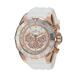 CrN^ rv INVICTA CBN^ v Xs[hEFC Invicta Men's 'Speedway' Quartz Stainless Steel and Silicone Casual Watch, Color White (Model: 26307)