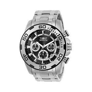 CrN^ rv INVICTA CBN^ v v_Co[ Invicta Men's 'Pro Diver' Quartz Stainless Steel Casual Watch, Color:Silver-Toned (Model: 22318)