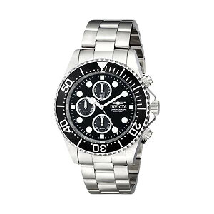 CrN^ rv INVICTA CBN^ v v_Co[ Invicta Men's 1768 Pro Diver Collection Stainless Steel Watch with Black Dial