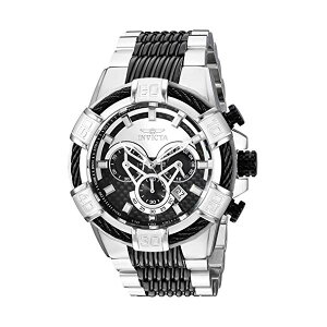CrN^ rv INVICTA CBN^ v {g Invicta Men's 'Bolt' Quartz Stainless Steel Casual Watch, Color:Blue (Model: 25544)