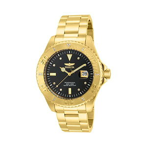 CrN^ rv INVICTA CBN^ v v_Co[ Invicta Men's 15286"Pro Diver" 18k Yellow Gold Ion-Plated Stainless Steel and Diamond Accent Watch