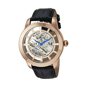 CrN^ rv INVICTA CBN^ v re[W Invicta Men's 'Vintage' Automatic Stainless Steel and Leather Casual Watch, Color:Black (Model: 23639)