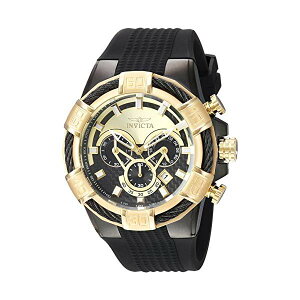 CrN^ rv INVICTA CBN^ v Invicta Men's Quartz Stainless Steel and Silicone Casual Watch, Color:Black (Model: 24699)