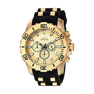 CrN^ rv INVICTA CBN^ v v_Co[ Invicta Men's 'Pro Diver' Quartz Stainless Steel and Silicone Casual Watch, Color:Two Tone (Model: 22558)