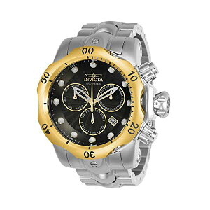 CrN^ rv INVICTA CBN^ v xm Invicta Men's 'Venom' Quartz Stainless Steel Watch, Color:Silver-Toned (Model: 23889)