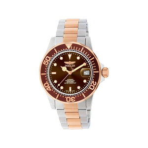 �C�����B�N�^ �����Y 11241 �v���_�C�o�[ �I�[�g�}�e�B�b�N �u���E�� �_�C���� �E�H�b�` Invicta Men's 11241 Pro-Diver Automatic Brown Dial Watch