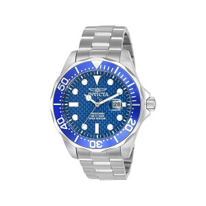 �C�����B�N�^ �����Y 12563 �v�� �_�C�o�[ �u���[ �J�[�{���t�@�C�o�[ �_�C���� �X�e�����X�X�`�[�� �E�H�b�` Invicta Men's 12563 Pro Diver Blue Carbon Fiber Dial Stainless Steel Watch