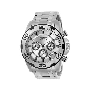 �C�����B�N�^ �����Y 22317 �v�� �_�C�o�[ �A�i���O �f�B�X�v���C �N�H�[�c �V���o�[ �E�H�b�` Invicta Men's 22317 Pro Diver Analog Display Quartz Silver Watch