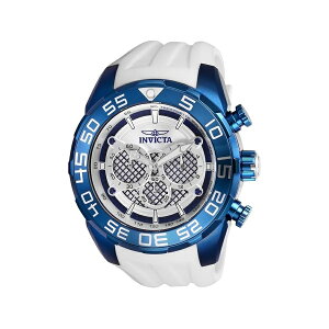�C�����B�N�^ �����Y 26300 �X�s�[�h�E�F�C �A�i���O �f�B�X�v���C �N�H�[�c �z���C�g �E�H�b�` Invicta Men's 26300 Speedway Analog Display Quartz White Watch