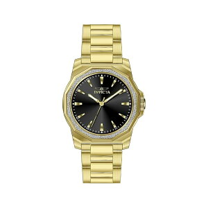 �C�����B�N�^ �X�s�[�h�E�F�C �����Y 42mm �X�e�����X�X�`�[�� �S�[���h �u���b�N������ PC21J �N�H�[�c Invicta Speedway Men 42mm Stainless Steel Gold Black dial PC21J Quartz