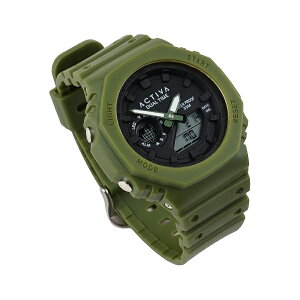 �C�����B�N�^ �f�W�^�� �G�b�Z���V���� �f�W�^�� �E�H�b�` �O���[�� Invicta Digital Essentials Digital Watch Green