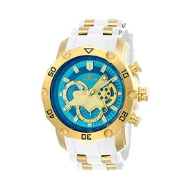 インビクタ 腕時計 INVICTA インヴィクタ プロダイバー メンズ 男性用 23423 Invicta Men's Pro Diver Stainless Steel Quartz Watch with Silicone Strap, White, 26