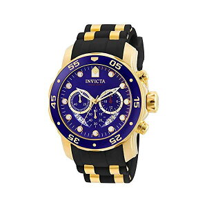 CrN^ rv INVICTA CBN^ v_Co[ Y jp 6983 Invicta Men's 6983 Pro Diver Collection Chronograph Blue Dial Black Polyurethane Watch