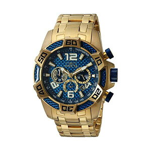�C���r�N�^ �r���v INVICTA �C�����B�N�^ �v���_�C�o�[ �����Y �j���p 25852 Invicta Men's Pro Diver Quartz Diving Watch with Stainless-Steel Strap, Gold, 26 (Model: 25852)